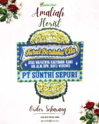 Papan Bunga Duka di Pringombo